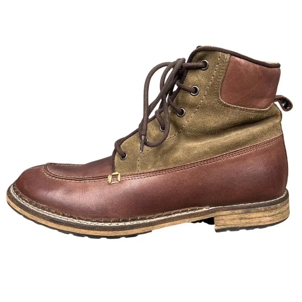 Vintage Armani Jeans Stivaletti Uomo Brown Field Chukka Boot Size 44 US 11